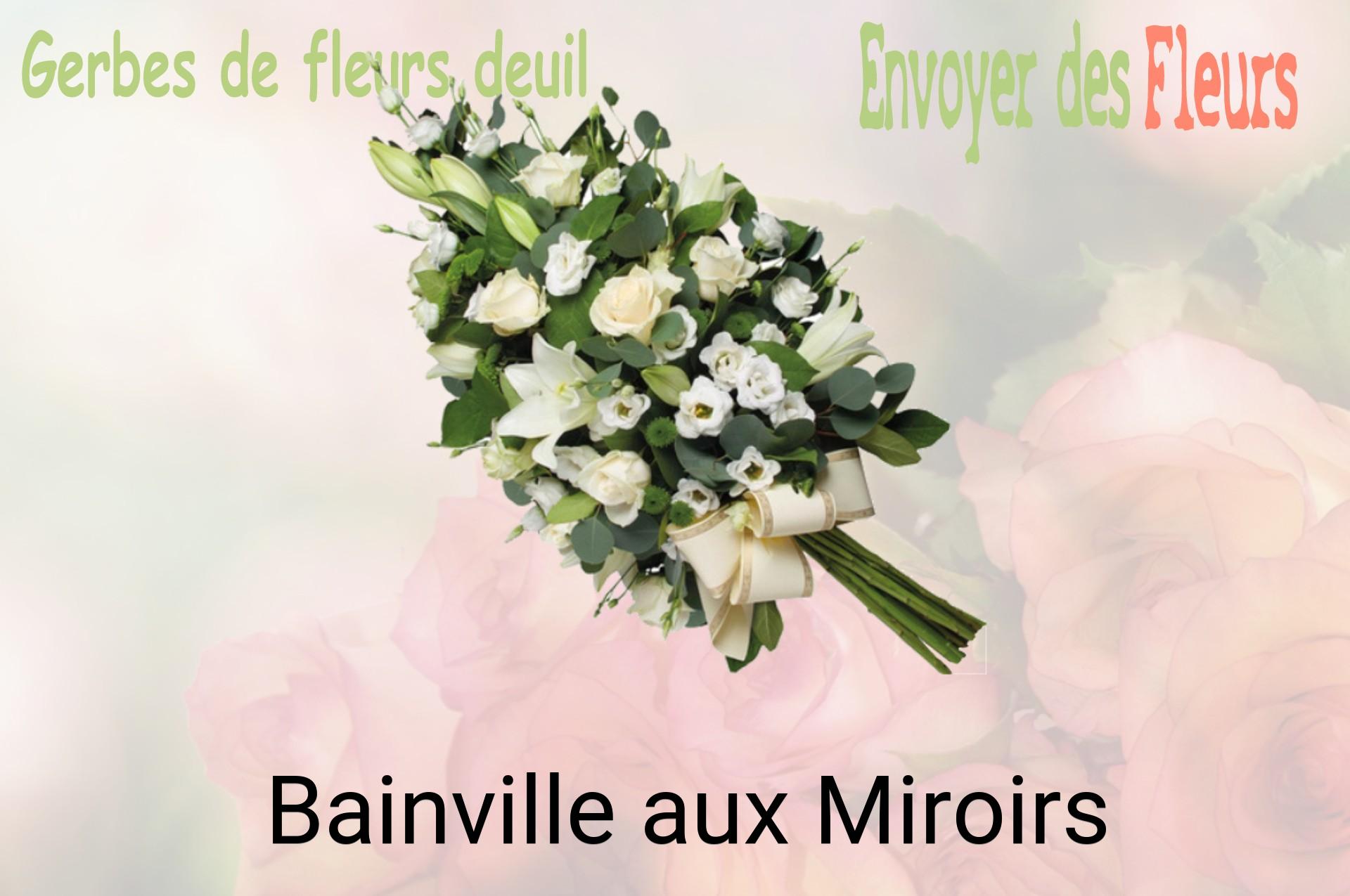 Gerbe de fleurs de deuil livrée à Bainville-aux-Miroirs